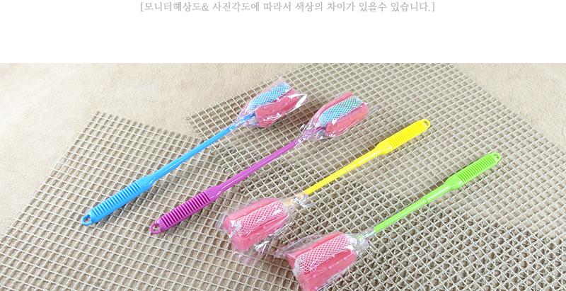 일조-알뜰병솔(대) - 2EA 병솔 젖병솔 아기수세미 유아용수세미 텀블러세척 막대수세미 주방용품 주방 설거지