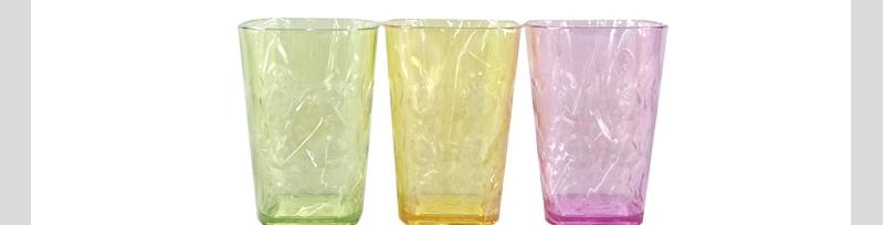 물방울사각쥬스컵AMC915 - 2EA 플라스틱컵 컵 다회용컵 쥬스잔 주스잔 플라스틱물컵 아이물컵 플라스틱파티컵 물컵 물잔