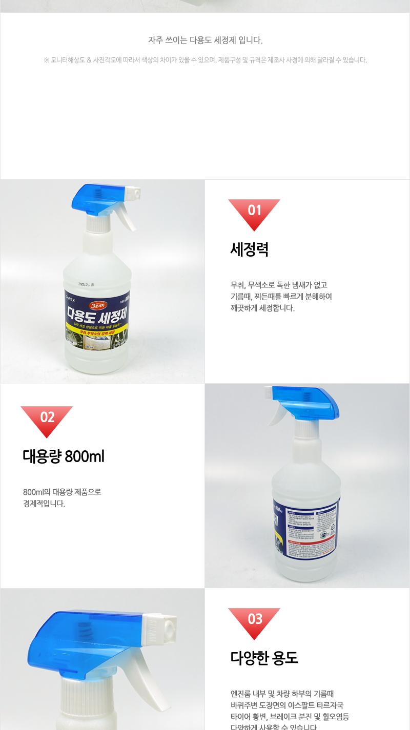 카렉스 3분세차 다용도세정제 세차용품 손세차용품 손세차 다용도세정제 차량용세정제 차량용세척제 세차세정제 차량용기름때제거 차량용찌든때제거 대용량세정제