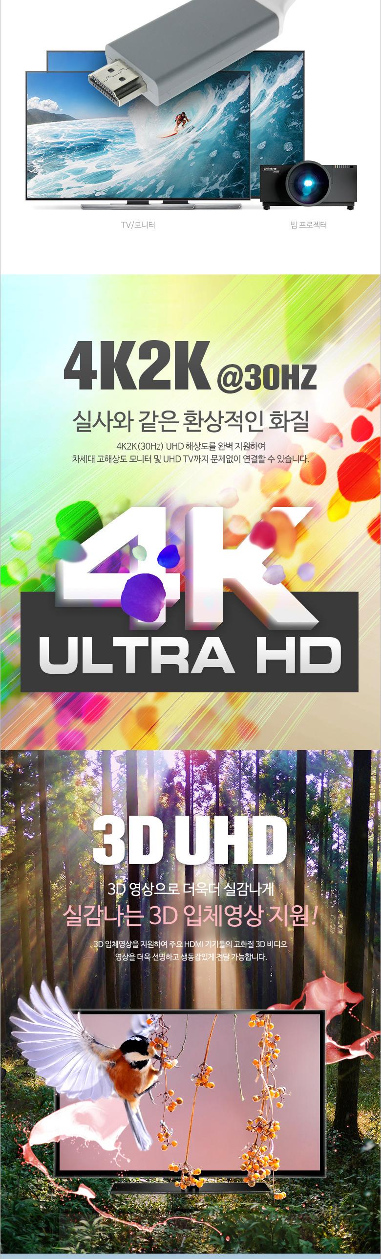 Coms USB 3.1 컨버터 케이블. 2M (Type C to HDMI 변환. 갤S8 S8 Plus 노트8 LG V30 전용. 흰색)/컨버터장