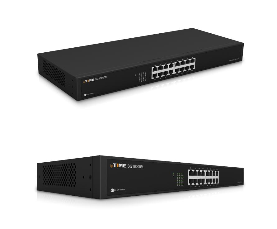 IPTIME SG16000M 16포트 기가허브 허브 네트워크허브 네트워크확장 PC허브 컴퓨터허브 전달허브 노트북허브 연결허브 저장허브 다용도허브