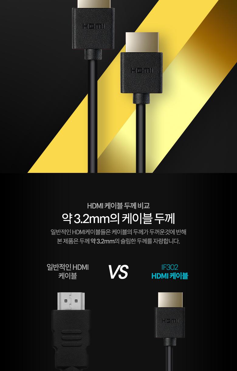 Coms HDMI to HDMI 케이블 1m V2.0 4K2K/HDMI케이블/케이블/연결케이블/3D영상케이블/UHD영상케이블/HDMI연