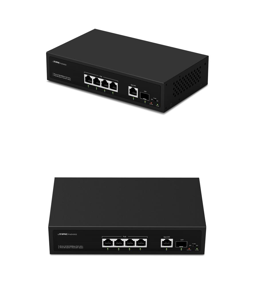 IPTIME POE4002 4포트 기가 SFP포트 4포트허브 POE허브 기가비트허브 포트허브 스위칭허브 스위칭 허브 컴퓨터허브 네트워크허브 네트워크장비