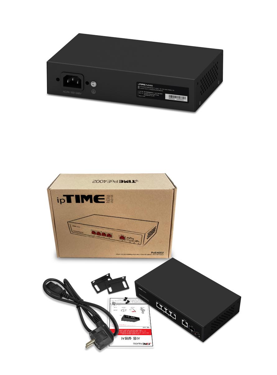 IPTIME POE4002 4포트 기가 SFP포트 4포트허브 POE허브 기가비트허브 포트허브 스위칭허브 스위칭 허브 컴퓨터허브 네트워크허브 네트워크장비