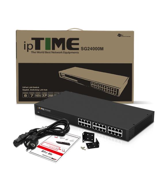 IPTIME SG24000M 24포트 (기가포트) 기가포트허브 24포트허브 와이파이허브 포트허브 인터넷허브 스위칭허브 허브 공유기허브 허브공유기 랜선허브 컴퓨터허브 허브스위치 네트워크허브