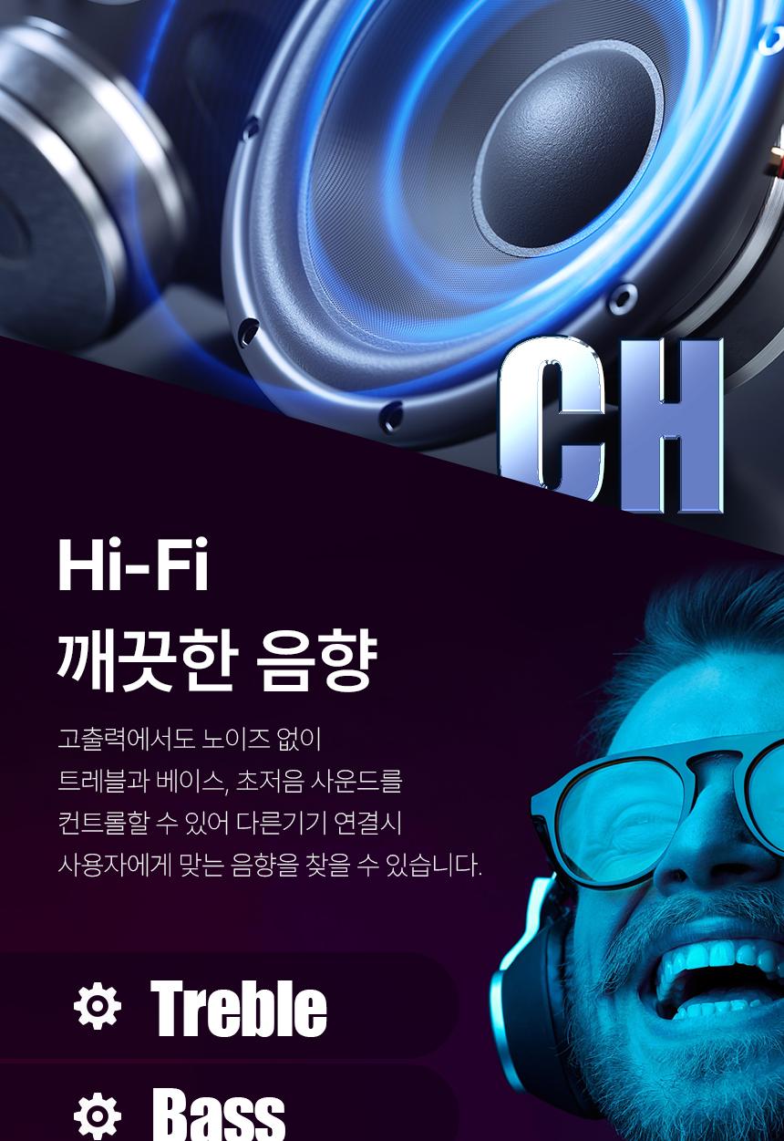 Coms Hi-Fi 2.1채널 오디오 앰프 우퍼 2.1CH 사운드 Amplifier 20Wx2 40W서브/앰프/오디오앰프/스피커앰프/