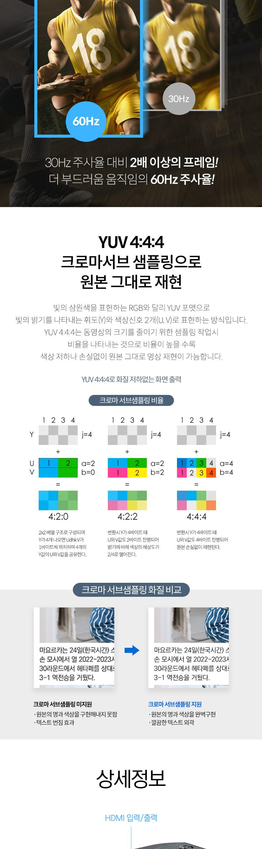 Coms HDMI 양방향 선택기 1:2 2:1 8K 60Hz 4K 120Hz/영상선택기/모니터선택/비디오선택기/HDMI선택기/모니
