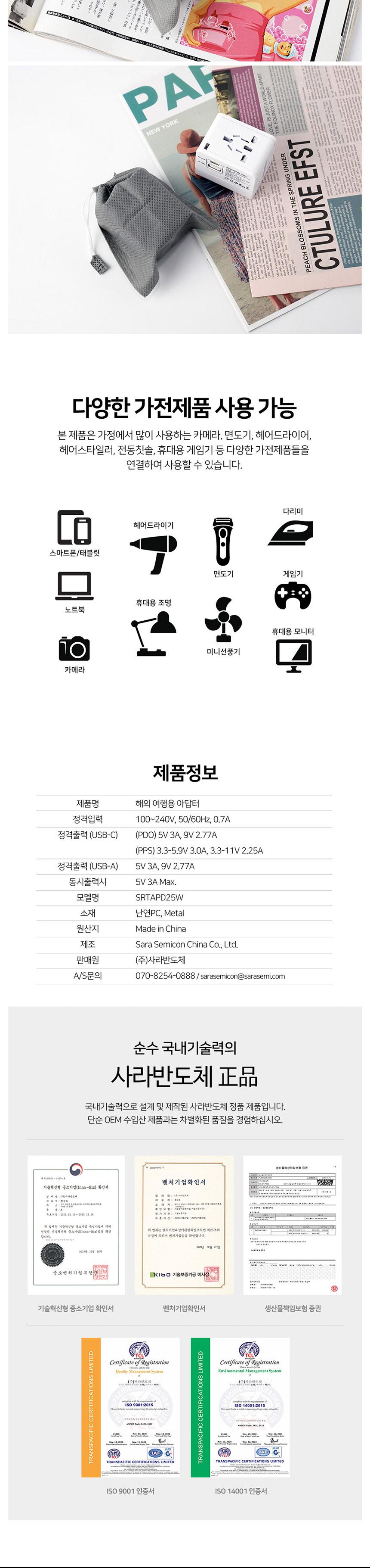 Coms 여행용 아답터 White USB 초고속 2구/초고속2구아답터/초고속2구여행어답터/여행용아답타/여행용콘센