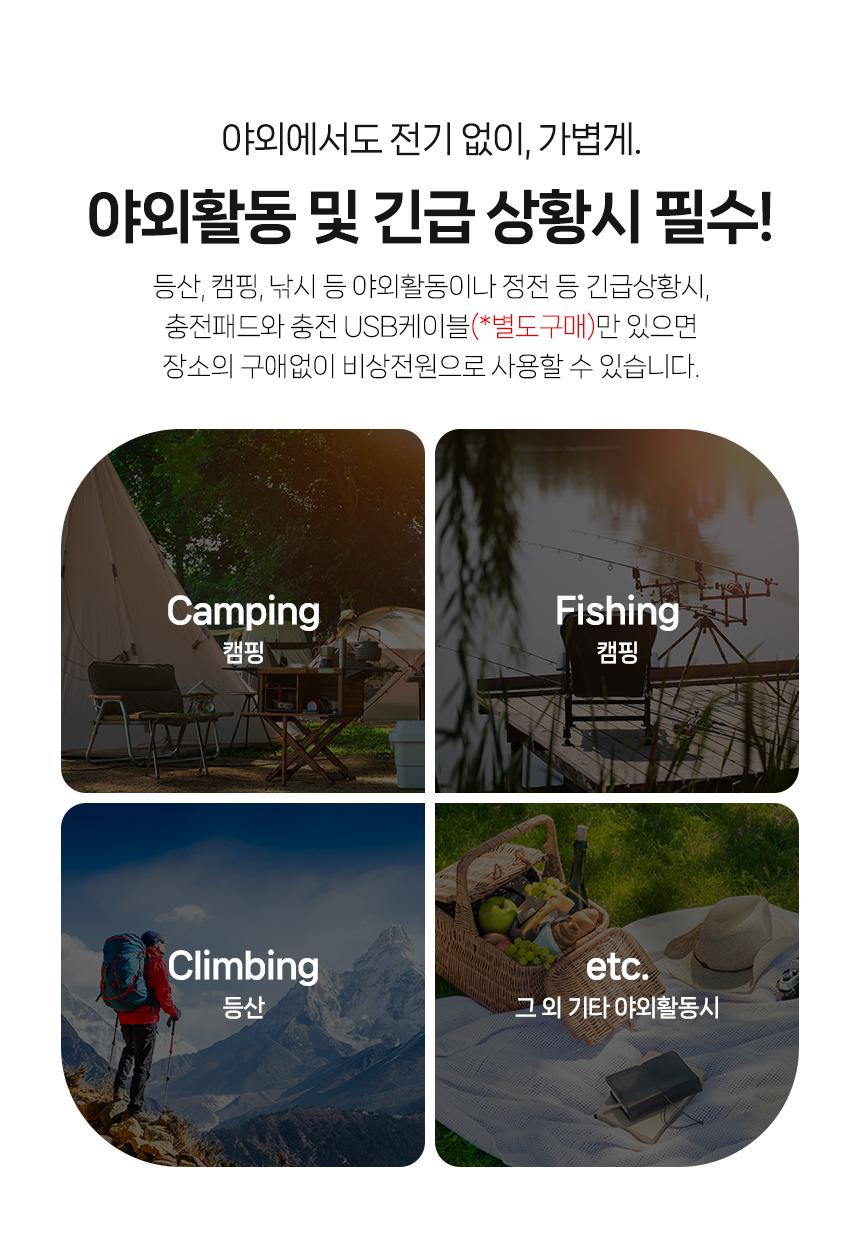 Coms 접이식 태양광 충전기 10W/충전기/태양광충전/태양광충전기/태양광충전패드/충전패드/스마트폰충전기/