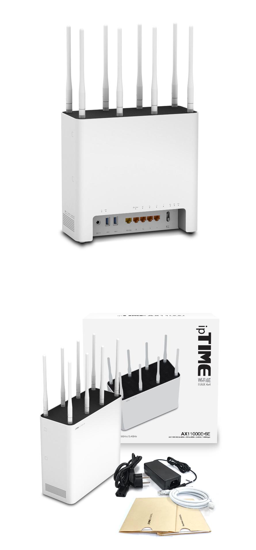 IP TIME AX11000-6E 유무선공유기 안테나 8개 공유기 흰색공유기 화이트공유기 컴퓨터공유기 PC공유기 네트워크공유기 유무선공유기 네트워트기기 네트워크연결 네트워크연결도구