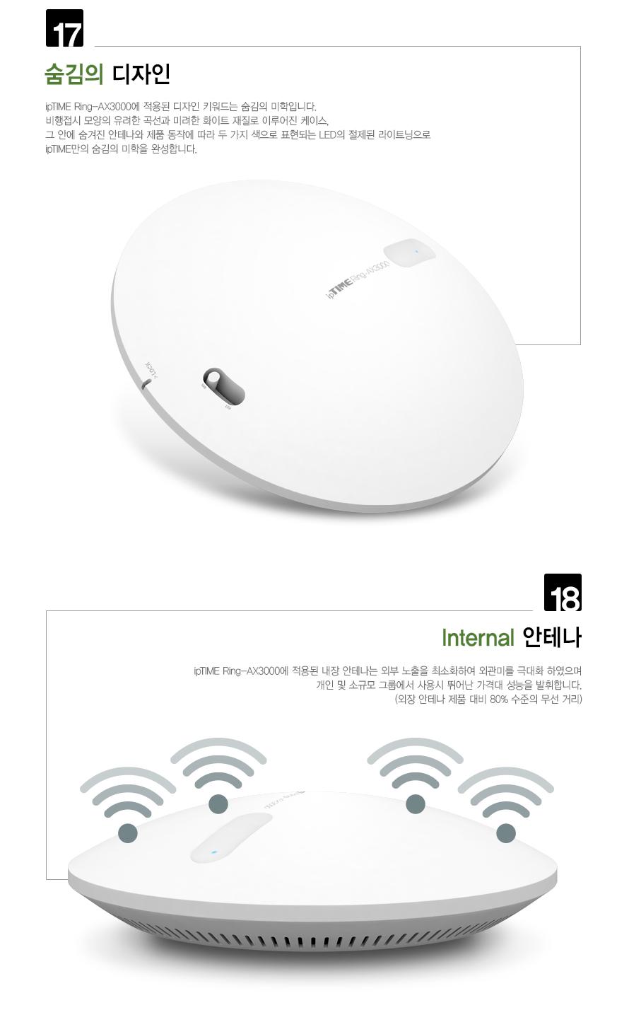 IP TIME RING-AX3000 무선확장기 무선공유기 벽천장공유기 부착형공유기 붙이는공유기 원형공유기 기가비트공유기 아이피타임공유기 아이피타임무선공유기 네트워크공유기 와이파이확장기 와이파이증폭기