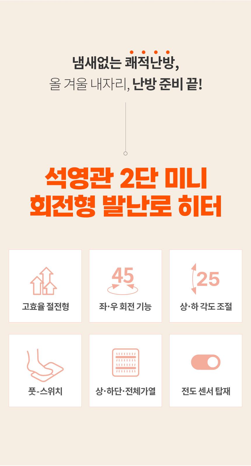 Coms EGH-QH300 일렉트로지 히터 미니 석영관 White/미니석영관히터/미니히터/발터치히터/미니발터치히터/