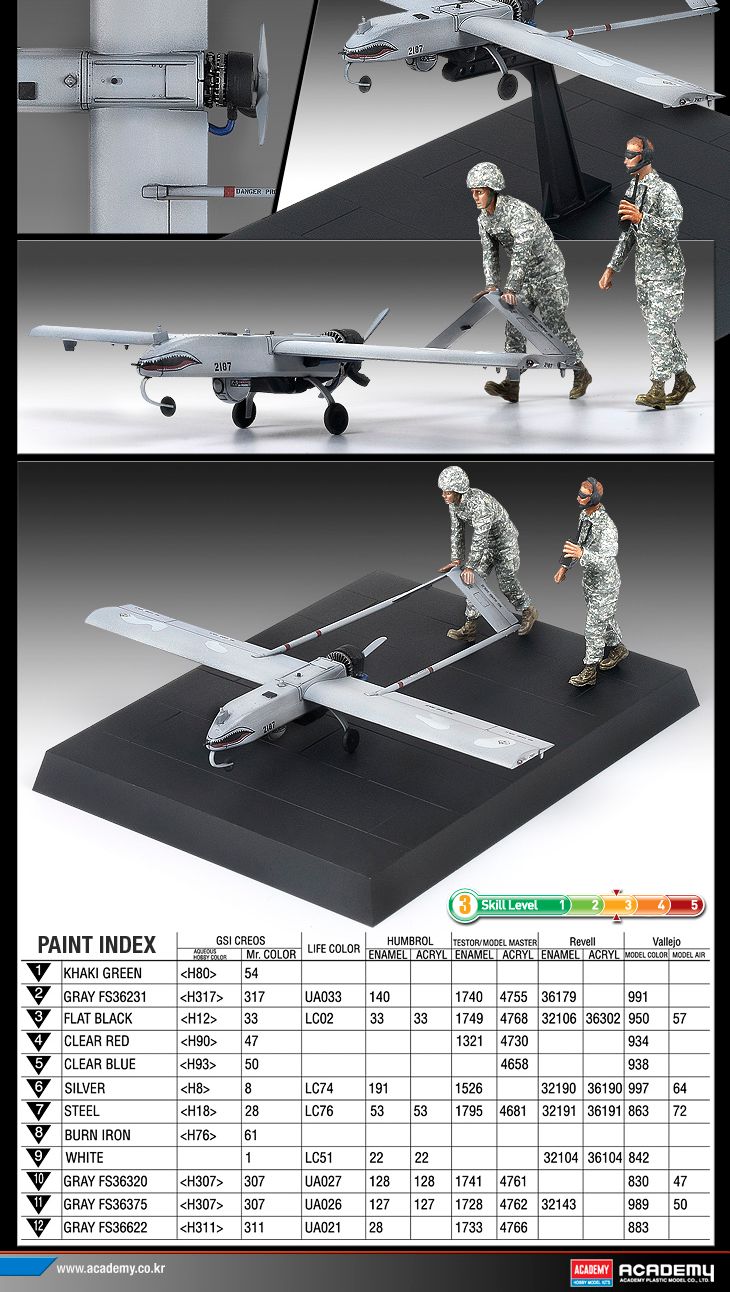 1of35 미육군 RQ7B UAV 무인정찰기 피규어 인형 장난감 완구 진열용피규어 수집피규어 수집용피규어 어린이장난감 프라모델 모형 전시용피규어 미니어쳐