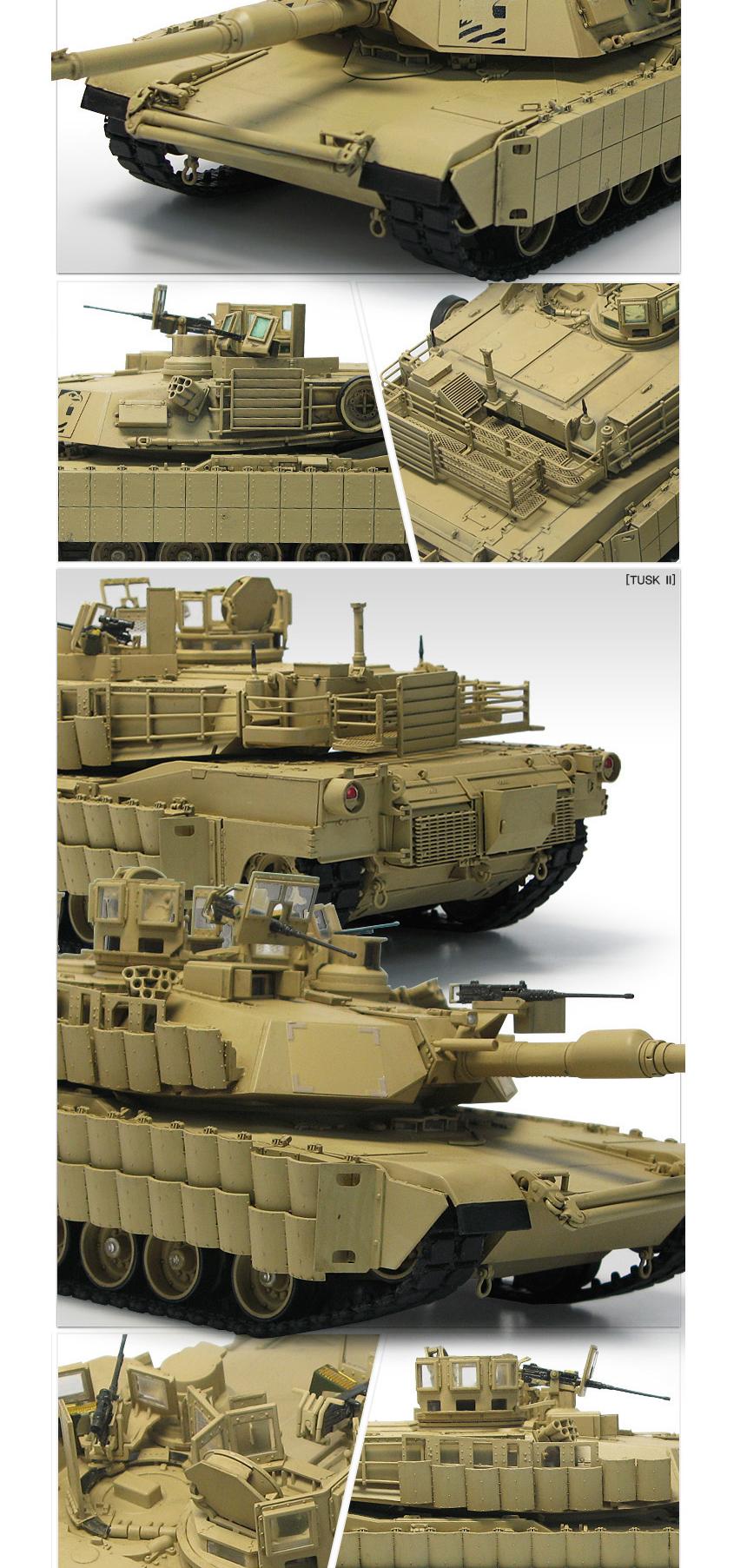 아카데미 미육군 M1A2 터스크II 탱크 전차 모델298/피규어/미니피규어/미니프라모델/키덜트취미/키덜트프라