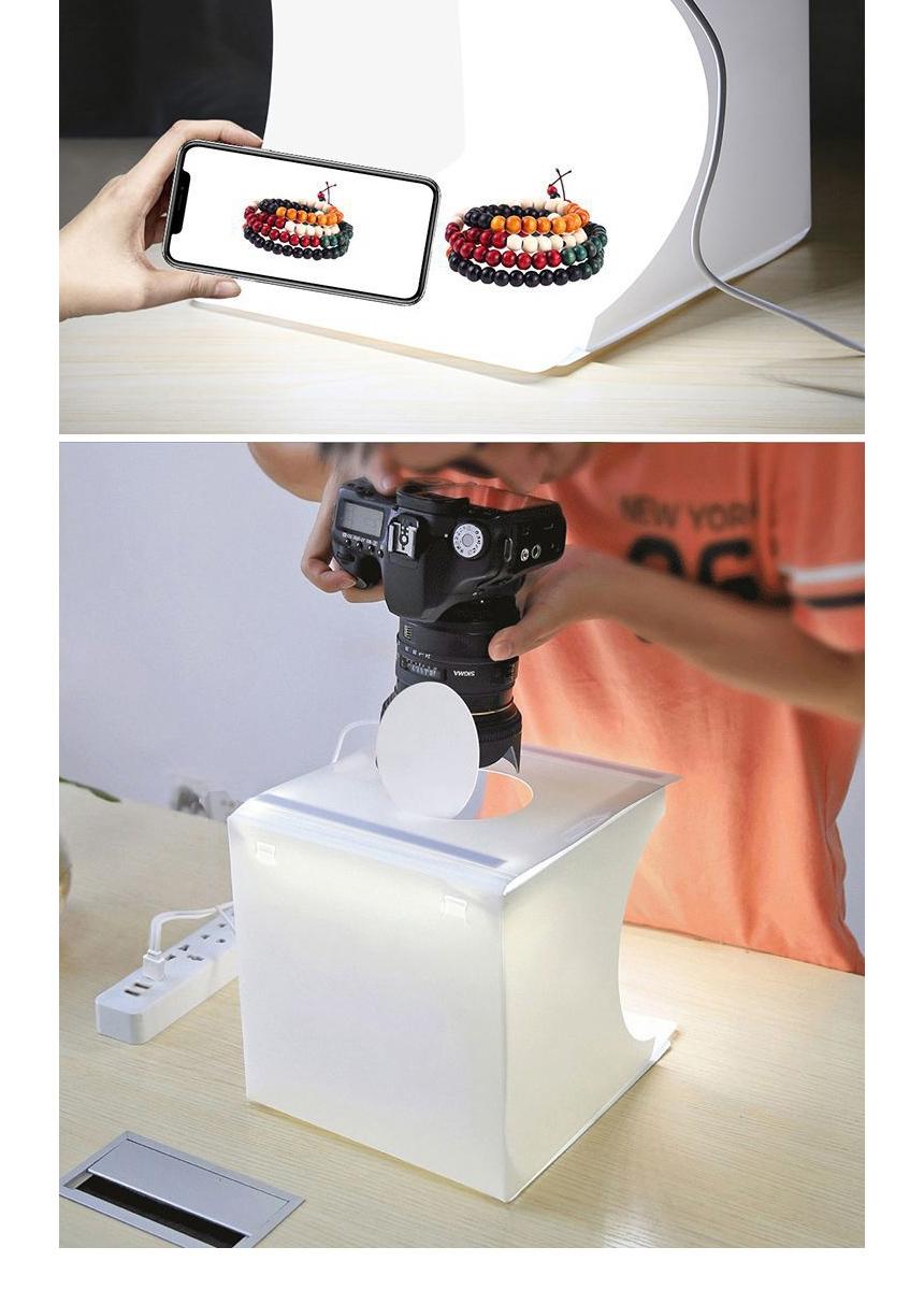 포토박스 셀프미니 스튜디오 사진관촬영 LED 제품40Cm/포토상자/상품촬영/쇼핑몰사진촬영/포토박스/셀프스