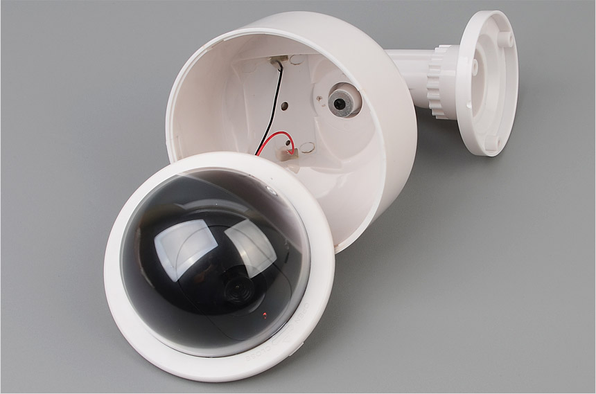 기둥형 원형 가짜 CCTV/모형카메라/모형감시카메라/방범카메라/방범용카메라/CCTV모형/모형CCTV/CCTV카메라