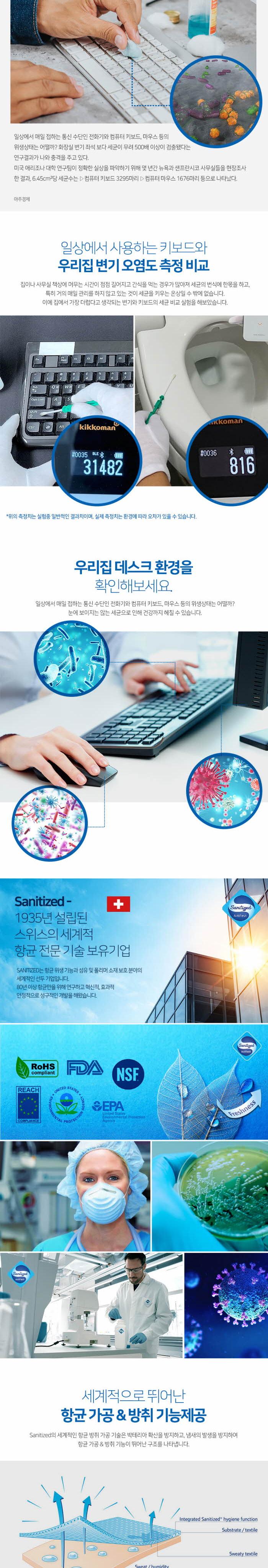 할인_EQ medic)SANITIZE 항균마우스패드(P1 블랙) 블랙마우스받침 마우스받침대 마우스대 마우스거치 마우스거치대 마우스패드 마우스깔개 컴퓨터마우스받침 PC마우스받침 컴퓨터마우스받침대