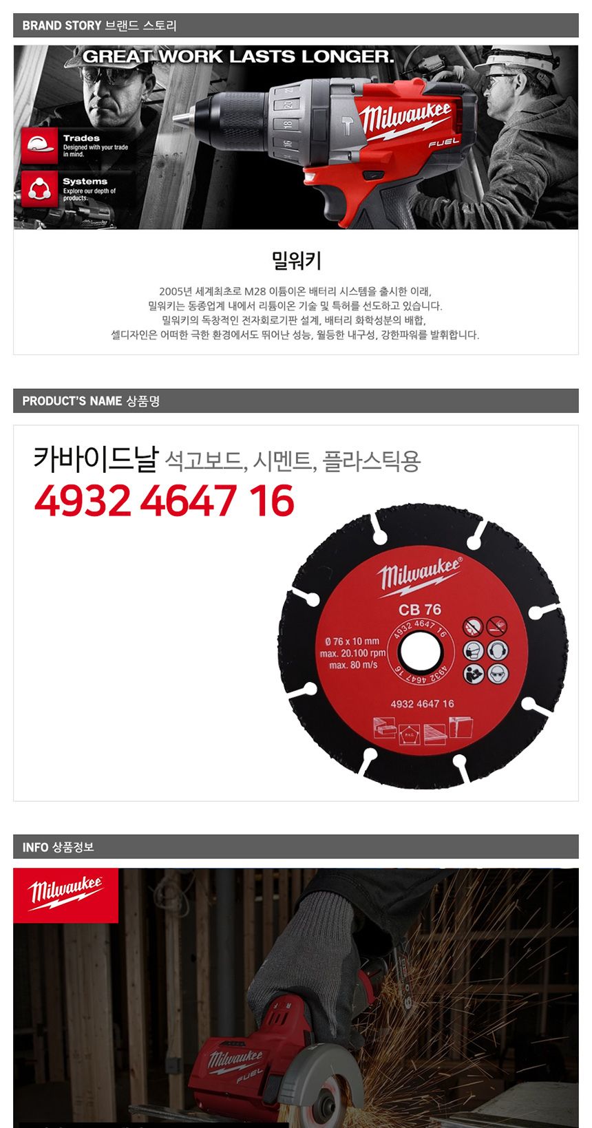 밀워키 석고보드용 카바이드날 76mm 1P M12FCOT전용 플라스틱절단날 석고보드절단날 시멘트절단날 카바이드날교체 카바이드날교환 석고보드절삭날 석고보드그라인드날 석고보드정밀컷팅 목재절단날 카바이드칼날