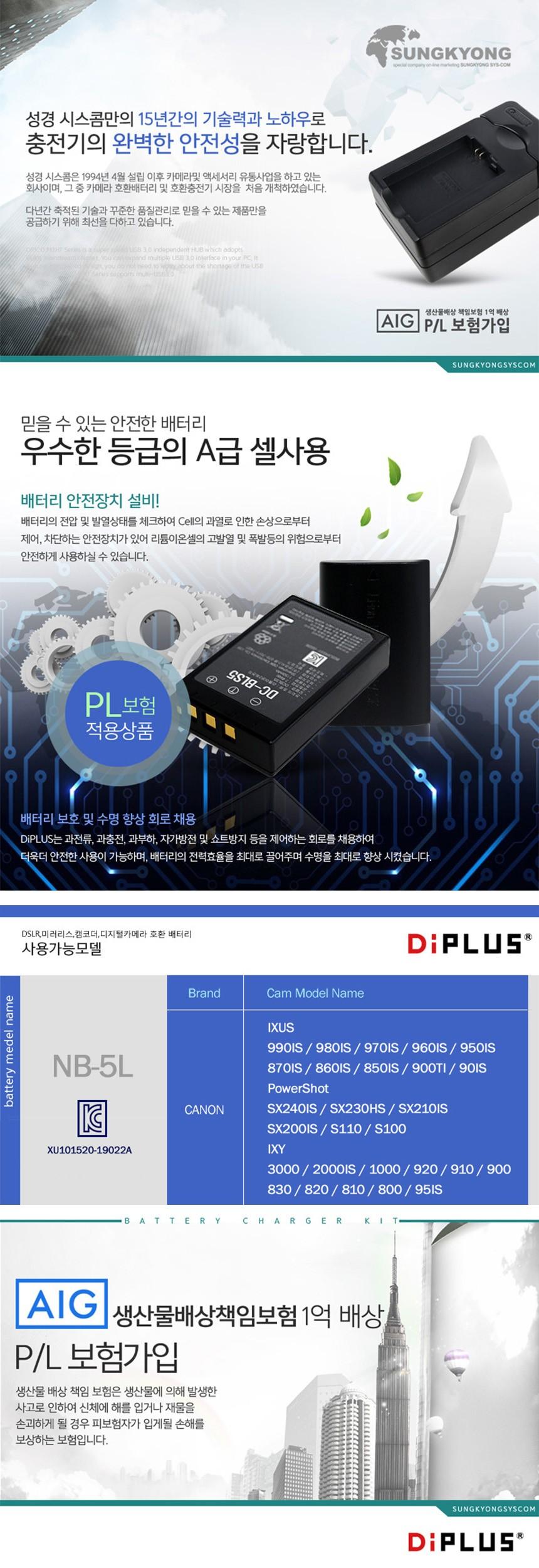 캐논 NB-5L 카메라 호환 배터리/카메라전용배터리/카메라전용밧데리/호환용배터리/밧데리/카메라밧데리/카