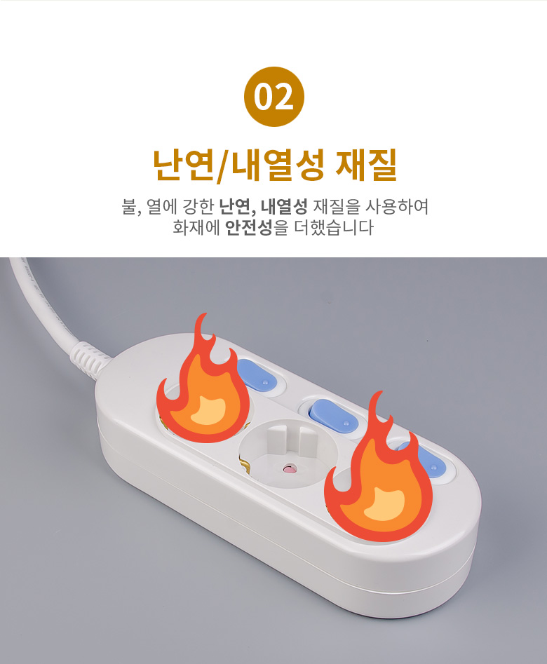 개별멀티탭 3구 5m 29-00642 (1C721) 멀티탭 가정용멀티탭 컴퓨터멀티탭 PC멀티탭 사무실멀티탭 콘센트 멀티콘센트 업소용멀티탭 식당멀티탭
