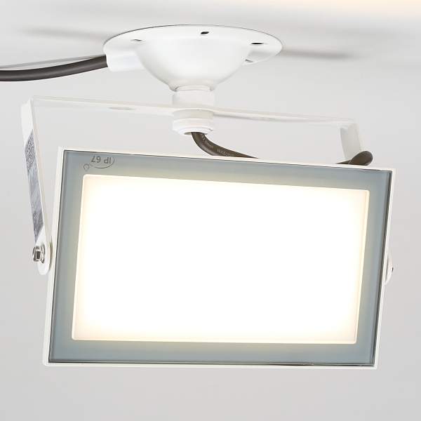 사각 LED투광기 화이트_W2 50W 노출 전구 KC in-448733 투광기 작업등 야간투광기 야간작업등 실외작업등 실외투광기 캠핑투광기 공장용조명 창고조명
