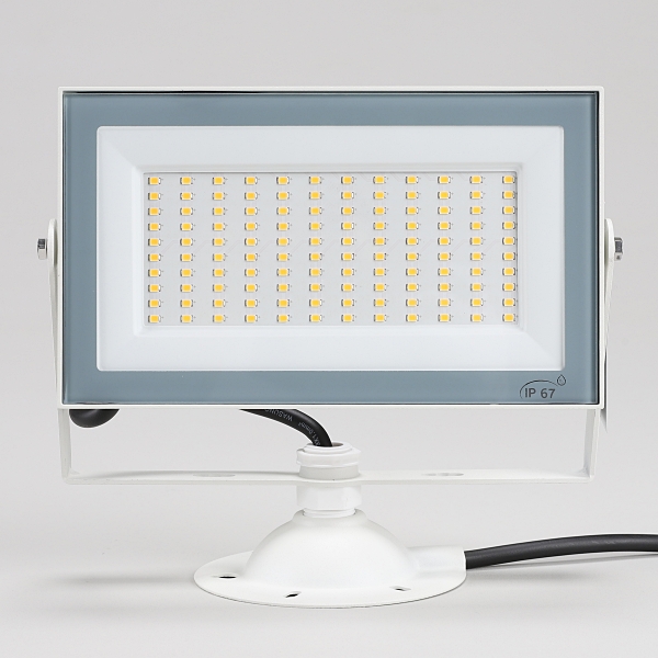 사각 LED투광기 화이트_W2 50W 노출 전구 KC in-448733 투광기 작업등 야간투광기 야간작업등 실외작업등 실외투광기 캠핑투광기 공장용조명 창고조명