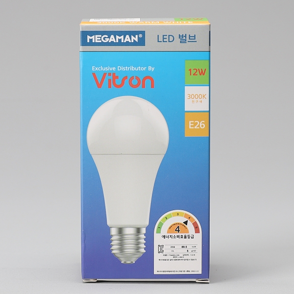 벌브 LED MEGA 12W 전구 A60 KS in-376698 전구 볼전구 교체용전구 볼램프 LED전구 LED램프 거실전구 방전구 욕실전구 벌브전구