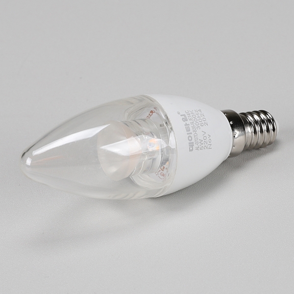 촛대구 LED 5W E14 투명 전구색 KS in-512888 전구 장식용전구 인테리어전구 촛대구전구 조명 장식조명 인테리어조명 컬러촛대구 촛대조명 촛대전구