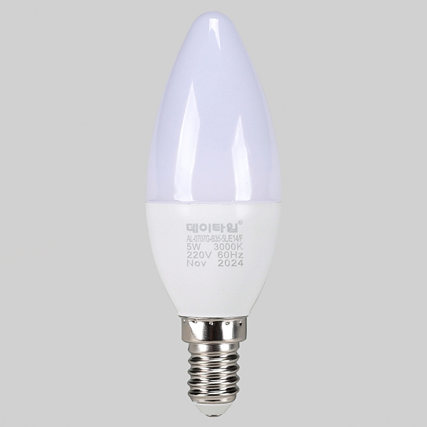 촛대구 LED 5W E14 불투명 전구색 KS in-512886 전구 장식용전구 인테리어전구 촛대구전구 조명 장식조명 인테리어조명 컬러촛대구 촛대조명 촛대전구