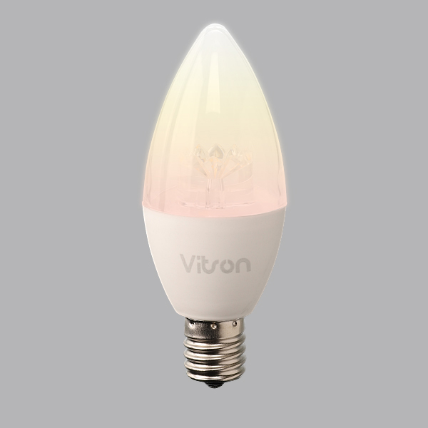 촛대구 LED 5W E17 3K 투명 전구 KS in-236372 전구 장식용전구 인테리어전구 촛대구전구 조명 장식조명 인테리어조명 컬러촛대구 촛대조명 촛대전구