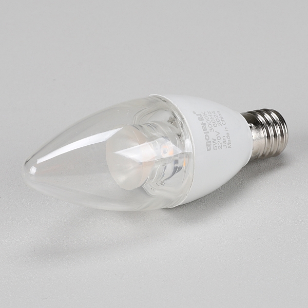 촛대구 LED 5W E17 투명 전구색 KS in-512884 전구 장식용전구 인테리어전구 촛대구전구 조명 장식조명 인테리어조명 컬러촛대구 촛대조명 촛대전구