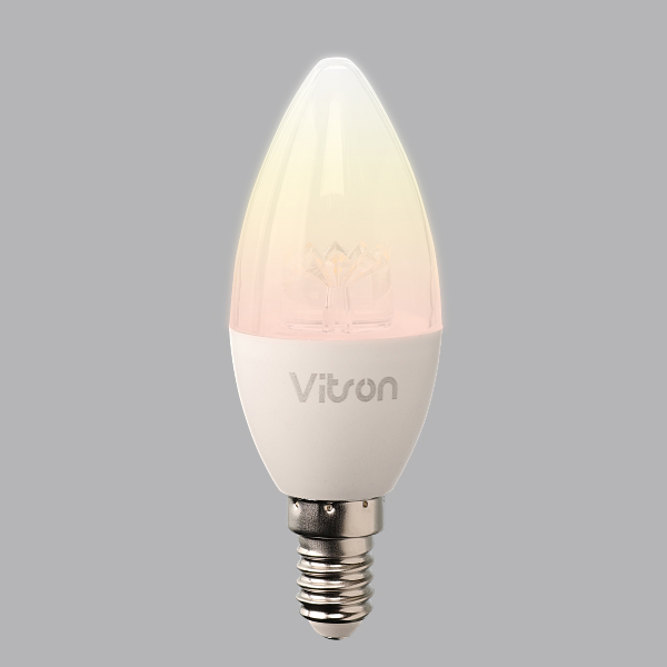 촛대구 LED 5W E14 3K 투명 전구 KS in-235174 전구 장식용전구 인테리어전구 촛대구전구 조명 장식조명 인테리어조명 컬러촛대구 촛대조명 촛대전구