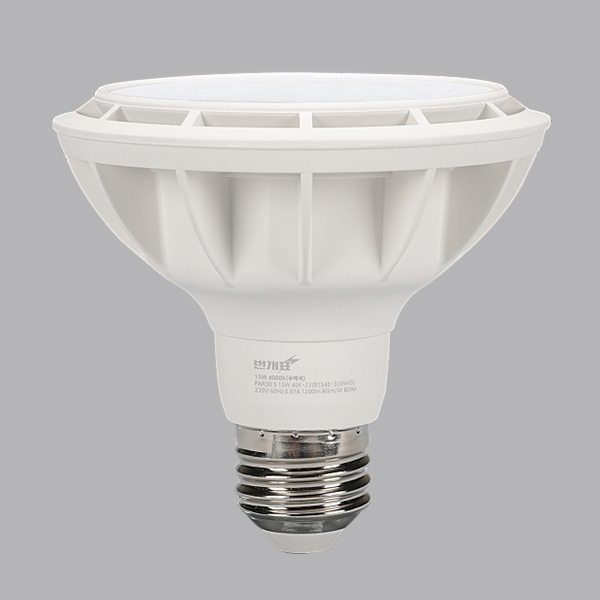 PAR30 LED(신형) 15W 주광 스포트(집중형) KS in-448913 전구 LED전구 내장형전구 내장형LED램프 내정형LED전구 컨버터내장형램프 거실전구 사무실전구