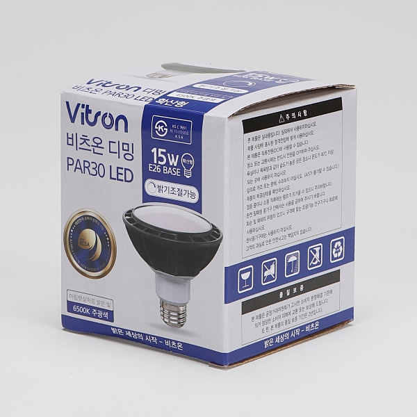 PAR30 LED 디밍 15W 주광 확산 KS in-158068 전구 LED전구 가정용전구 전구교체 교체용전구 조명 교체용LED전구 인테리어전구 업소용전구 사무실전구