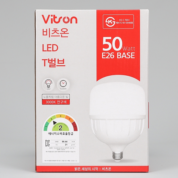 T-벌브 LED W 50W 전구 E26 in-383420 전구 LED전구 전구교체 교체용전구 전구램프 교체램프 조명 가정용전구 거실전구 방전구