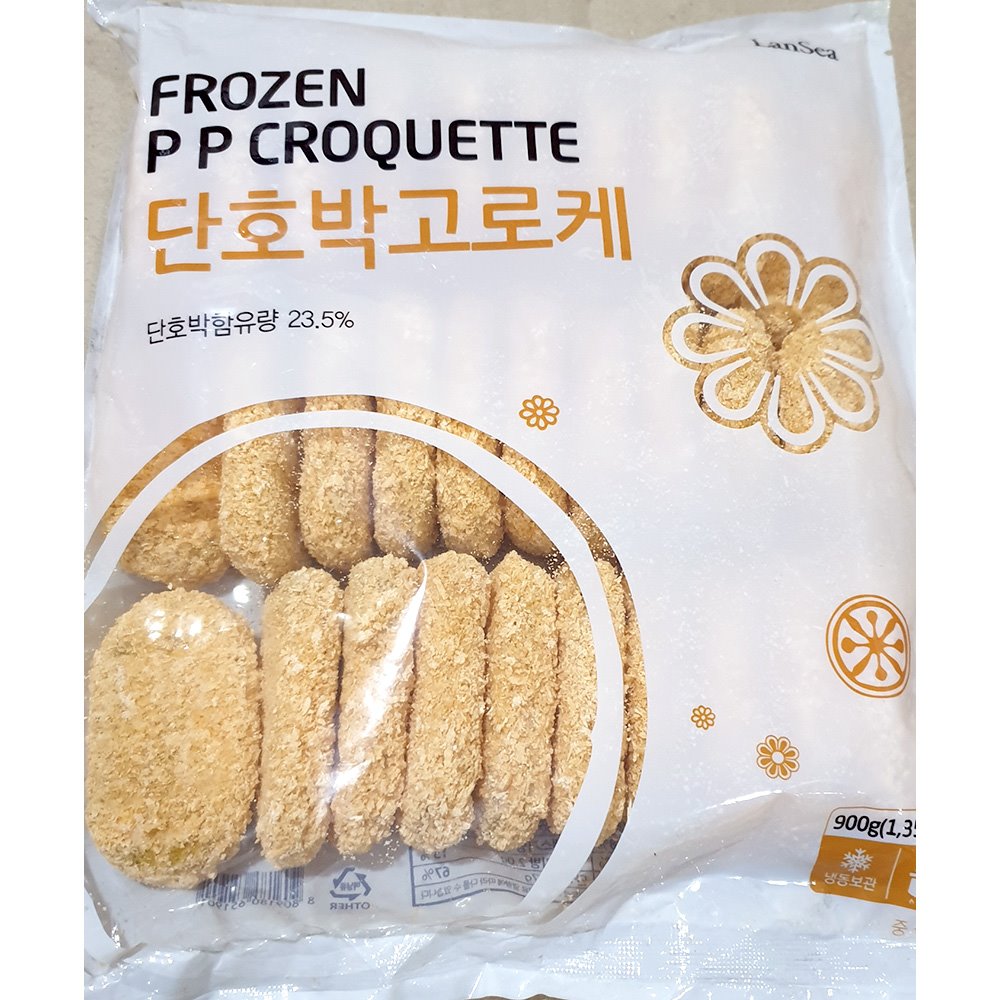 랜시푸드 단호박고로케(30g x30개 900g) 단호박고로케 단호박크로켓 고로케 크로켓 튀김고로케 튀김크로켓 감자크로켓 감자고로케 간편조리고로케 간편조리크로켓
