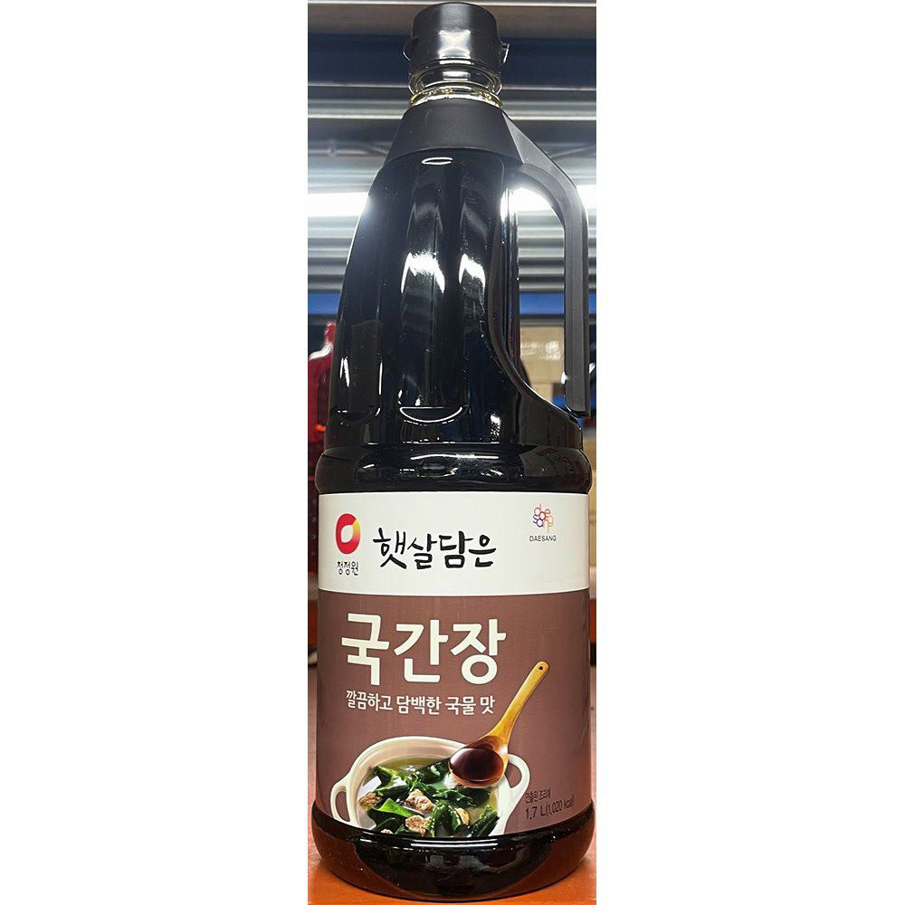 대상 국간장 자연숙성 1.7L X8 간장 조미료 맛있는간장 소스 간장소스 업소용간장 식자재 식자재유통 가게용 식당용 음식 조리 주방 요리간장 대용량