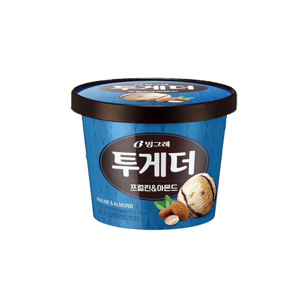 빙그레) 투게더 프럴린아몬드 홈 1박스 (6개입) 아이스크림 컵아이스크림 아이스크림컵 홈아이스크림 아이스크림홈 퍼먹는아이스크림 떠먹는아이스크림 프럴린아몬드아이스크림 아몬드아이스크림 프럴린아이스트림