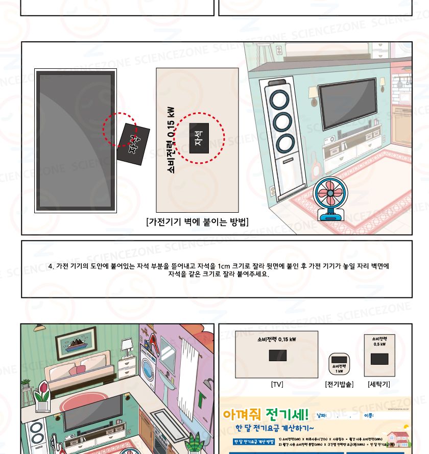 아껴줘전기세 5인용 초등과학실험키트 키즈과학실험 어린이과학실험 초등교과실험 초등전기의이용단원 중등전기와자기단원 전류와전압실험 전기세계산 소비전력실험 전기세과학실험 전기요금학습