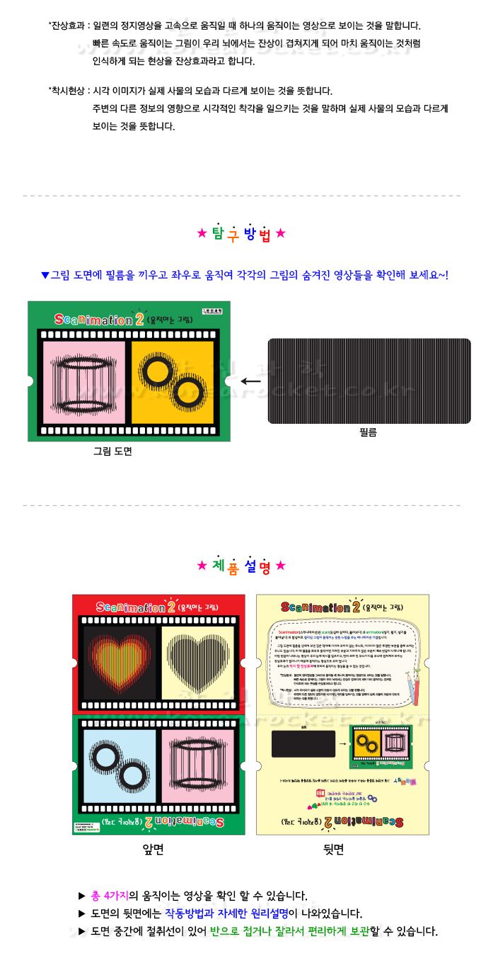 스캐니메이션2 움직이는 그림 10인 세트 DIY만들기 움직이는그림만들기 DIY움직이는그림 동작그림만들기 스캐니메이션만들기 스캐니메이션학습 스캐니메이션실험 잔상효과학습 착시현상실험 착시현상학습 움직이는그림원리학습