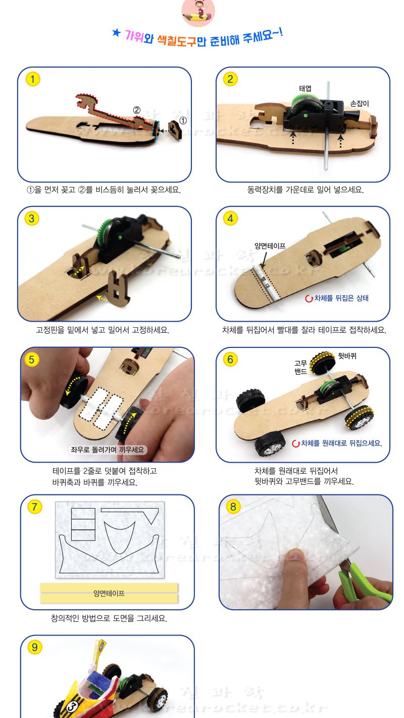 창작 레이싱 카 초등 DIY만들기 교육 실험키트 레이싱카만들기 레이싱카키트 레이싱카조립 레이싱카실험세트 레이싱카과학키트 레이싱카교육세트 DIY레이싱카 동력실험키트 초등실험세트 어린이동력실험