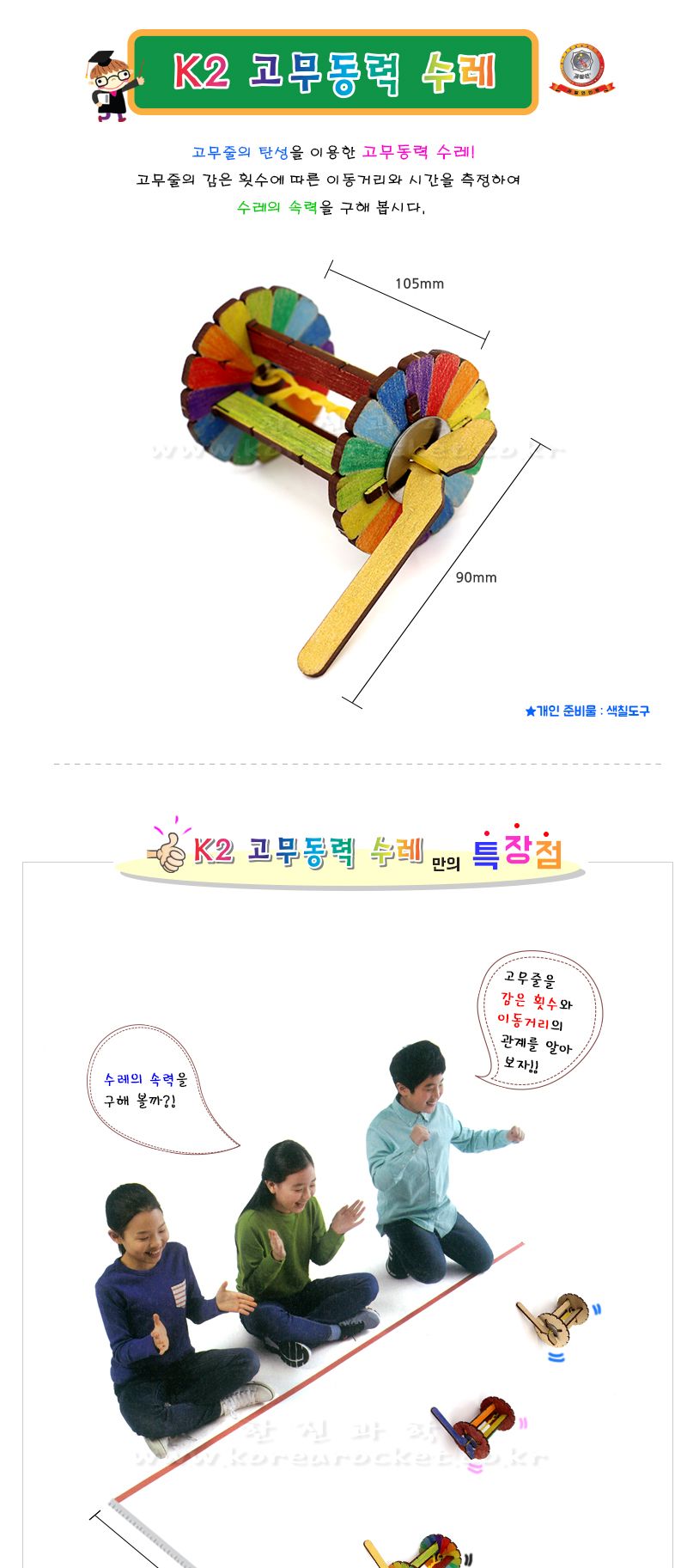 K2 고무동력 수레 초등 만들기 교육 실험키트 고무동력수레만들기 DIY고무동력수레 고무동력기학습 고무동력기교육 고무동력기만들기 고무동력수레조립 초등과학교구 어린이과학교구 키즈과학교구 어린이고무동력수레
