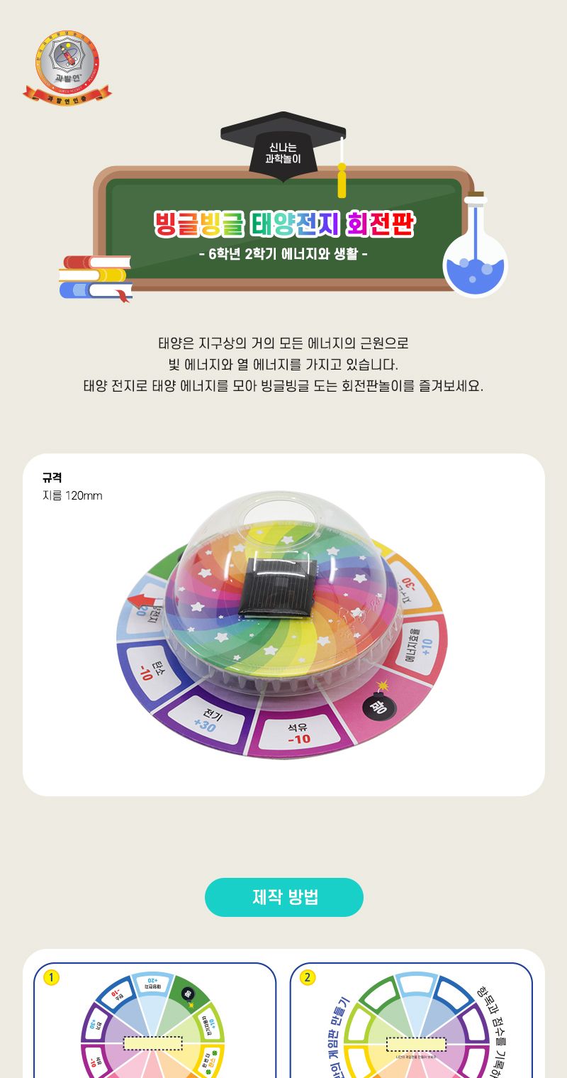 빙글빙글 태양전지 회전판 초등 DIY만들기 초등과학교구 태양전지회전판만들기 DIY태양전지회전판 어린이태양전지회전판 태양전지회전판패키지 키즈태양전지회전판 어린이과학교구 태양전지실험 키즈과학실험 태양전지회전판실험