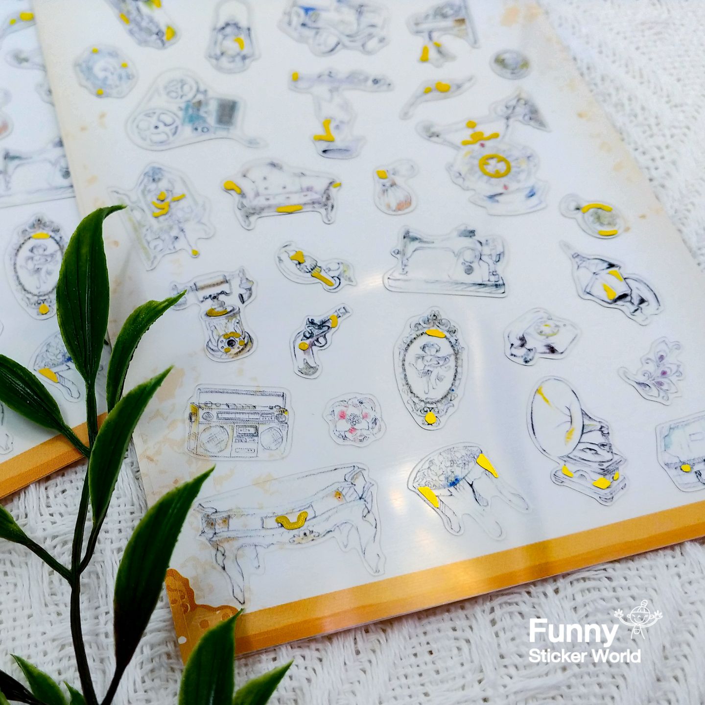 Antique Story 앤틱 스토리 PVC 스티커 스티커 다이어리꾸미기 귀여운스티커 스티커수집 다용도스티커 문구스티커 꾸미기스티커 팬시스티커 장식스티커 다꾸용품 다꾸스티커