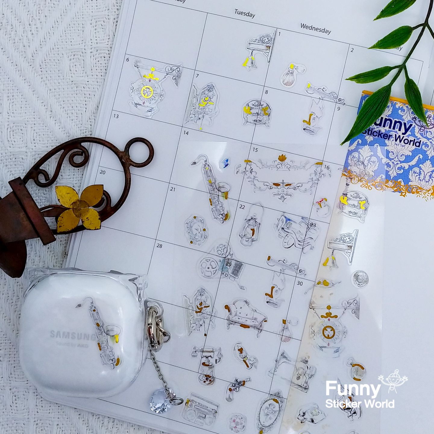 Antique Story 앤틱 스토리 PVC 스티커 스티커 다이어리꾸미기 귀여운스티커 스티커수집 다용도스티커 문구스티커 꾸미기스티커 팬시스티커 장식스티커 다꾸용품 다꾸스티커