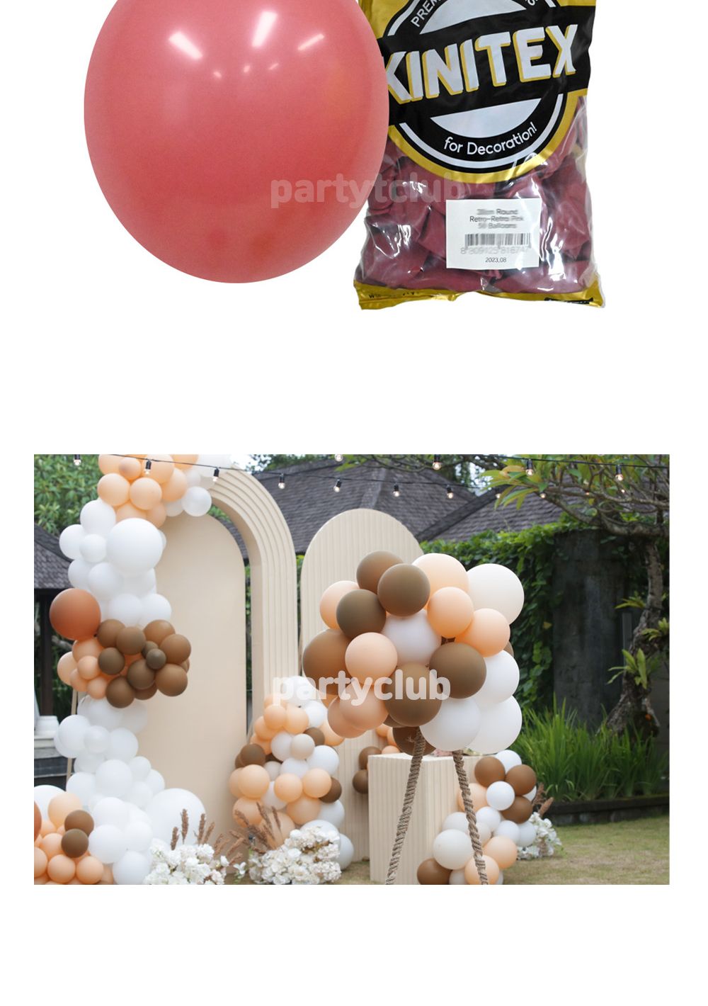 Party Club 15cm레트로핑크(100입) 풍선 파티용풍선 파티용품 촬영용풍선 촬영소품 파티소품 파티장식 장식풍선 예쁜풍선 꾸미기풍선