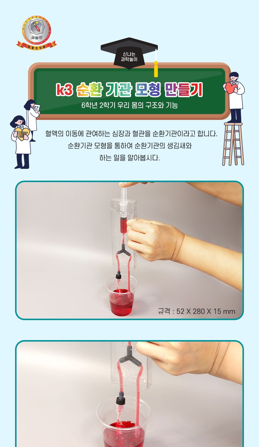 k3 순환 기관 모형 만들기(4인 세트) 초등 DIY만들기 교육 실험키트 K3순환기관모형 과학장난감 과학교구 교육용과학교구 학습용과학교구 수업용과학교구 창작용과학교구 만들기교구 K3순환기관모형만들기 K3순환기관모형장난감