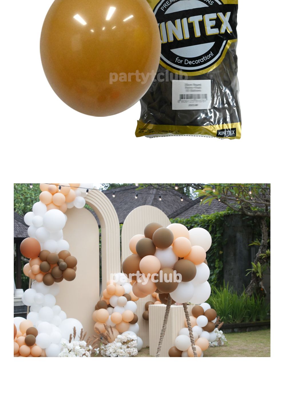 Party Club 15cm레트로카키(100입) 풍선 파티용풍선 파티용품 촬영용풍선 촬영소품 파티소품 파티장식 장식풍선 예쁜풍선 꾸미기풍선