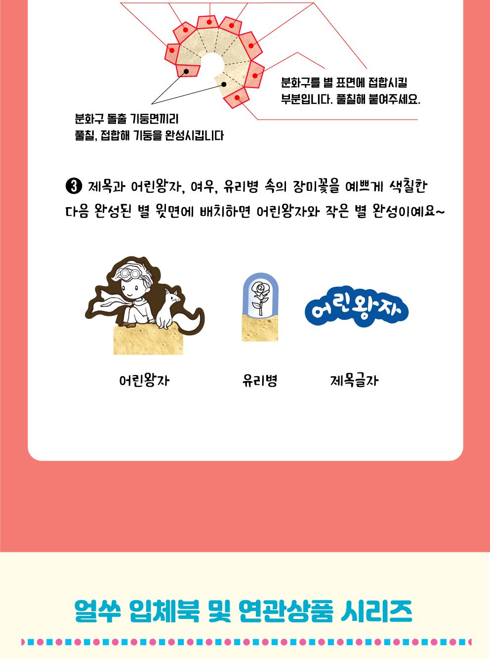 어린왕자의 소행성 나만의 작은 별 입체모형 만들기 동화입체만들기 도형만들기 어린왕자입체북만들기 어린왕자팝업북만들기 정이십면체전개도 입체동화키트 어린왕자입체별 소행성만들기 작은별모형만들기 어린왕자공작놀이
