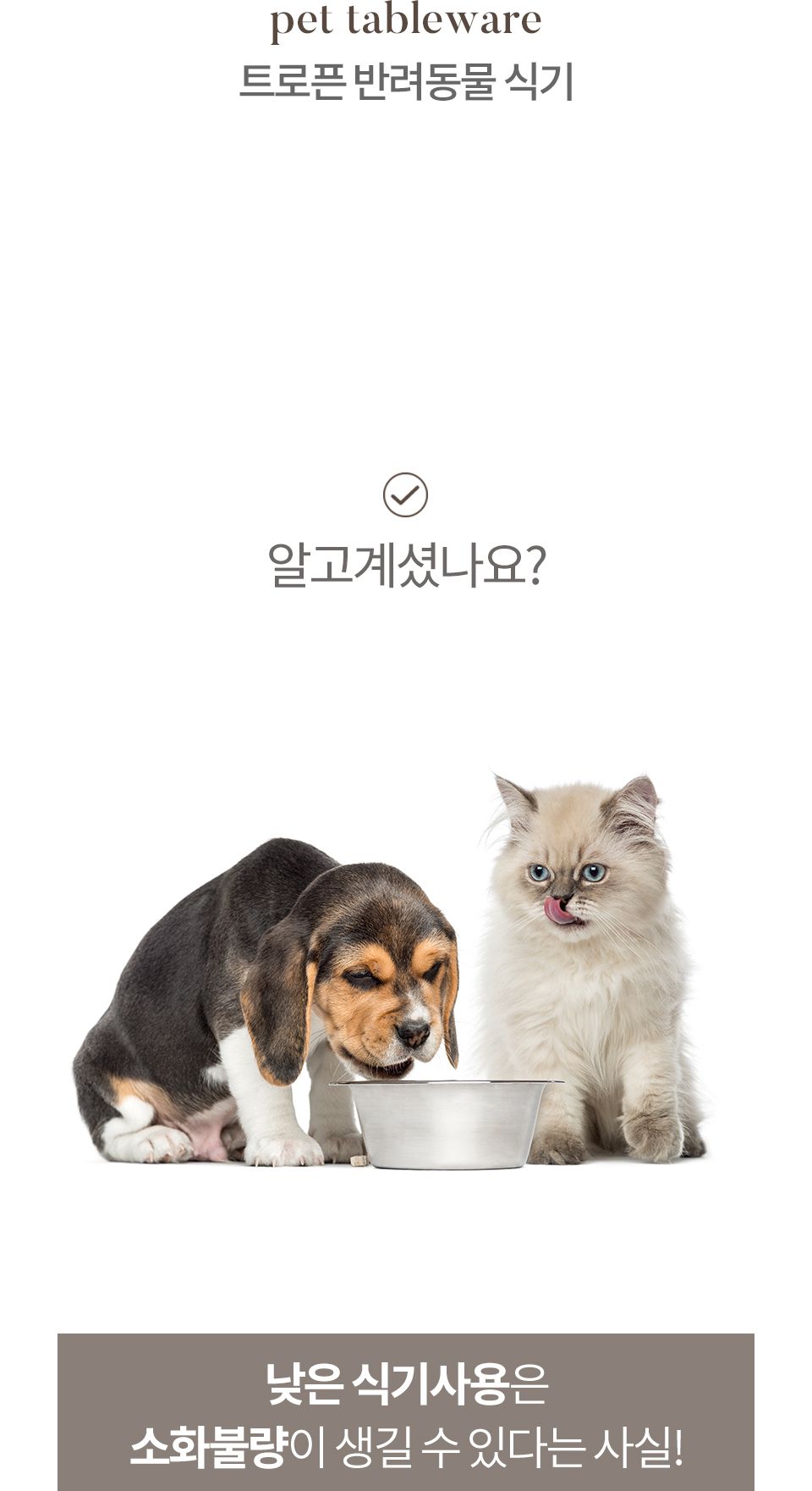 (2구) 트로픈 반려동물 식기/급식기/애견급식기/애완견급식기/반려견급식기/펫급식기/2구급식기/애견식기/
